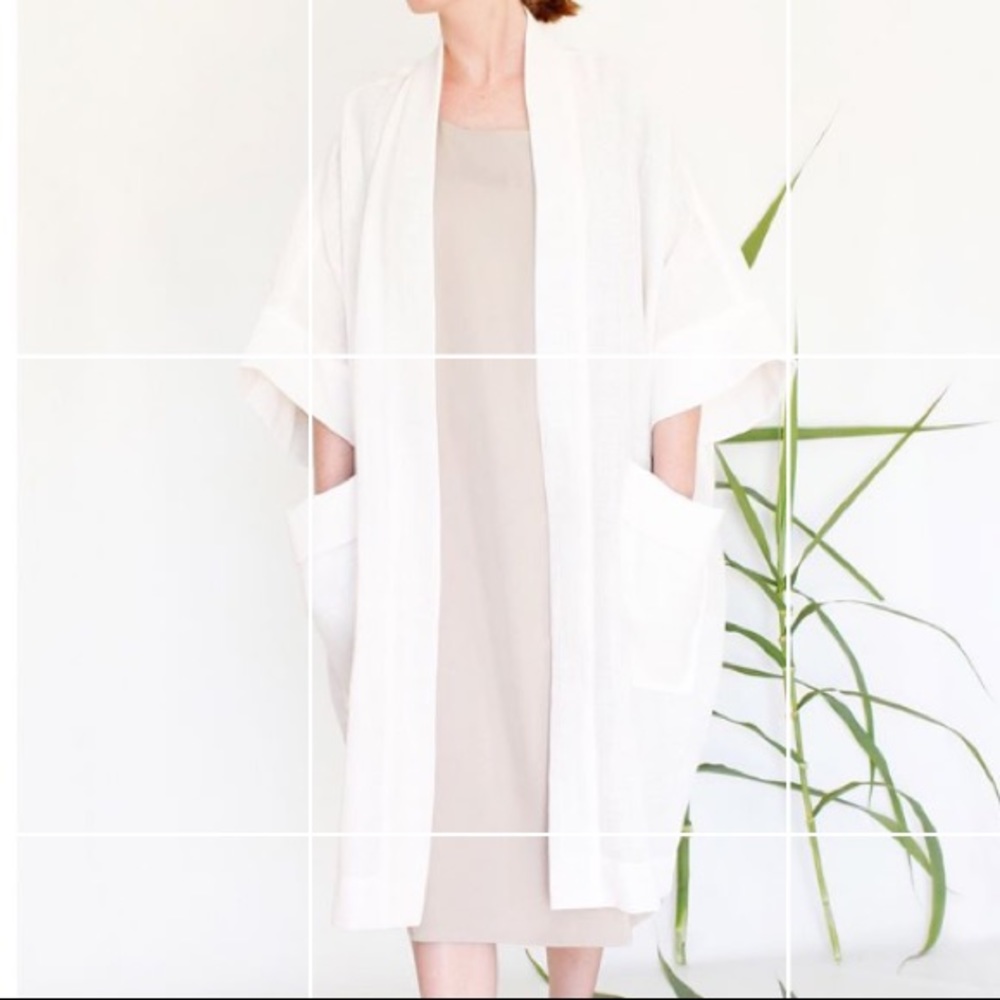 Linen Kimono Coat